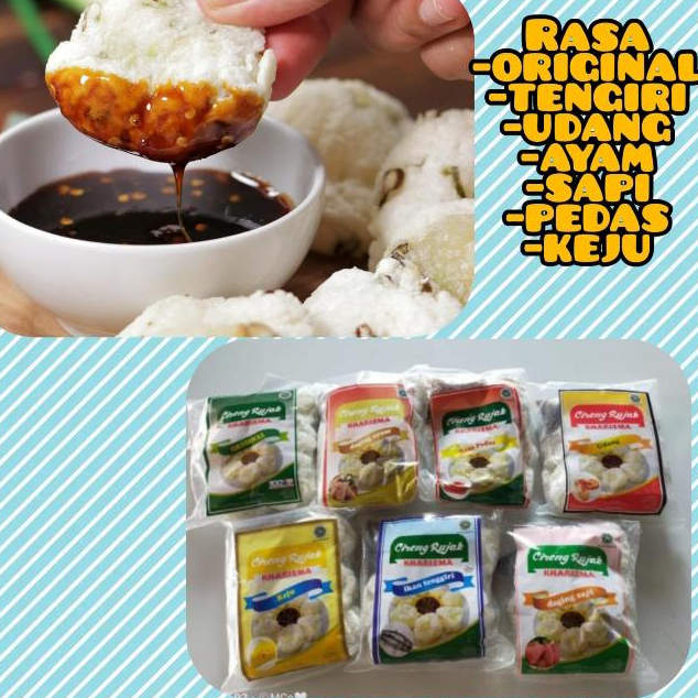 

Kharisma Cireng Rujak dan Sambal Rujak isi 20 pcs