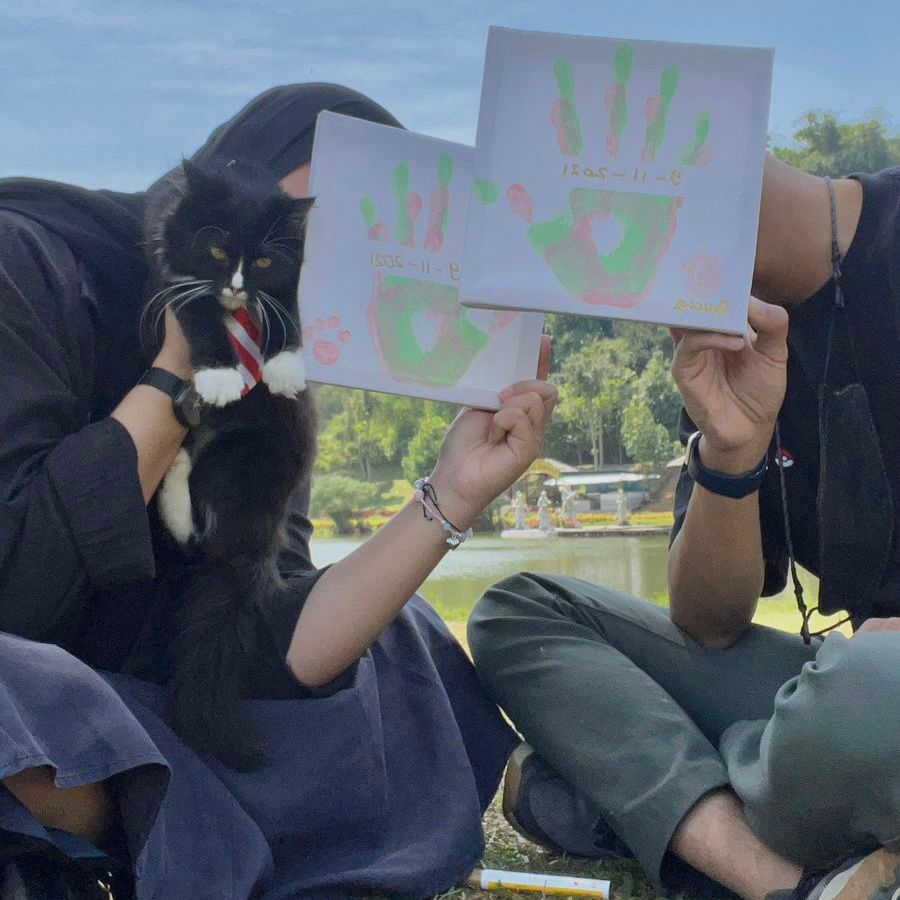 

DIY Hand Painting Kit | Set Kanvas Couple | Kanvas Cap Tangan Couple | Hand Painting Couple