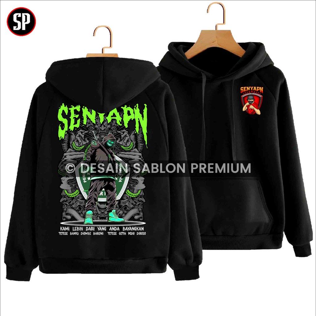 Hoodie Pagar Nusa Terbaru - Distro 86 PN SENYAPN Arus Bawah Tidka Penah Surut Keren - Kaos PN Gasmi 