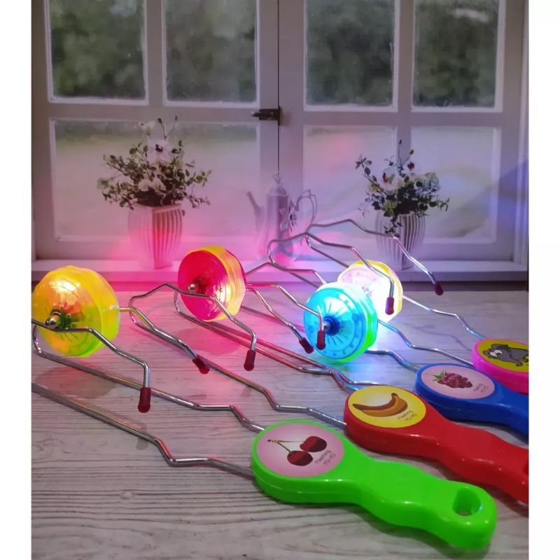 Mainan Gasing Yoyo Magnet LED / MAINAN ANAK VIRAL