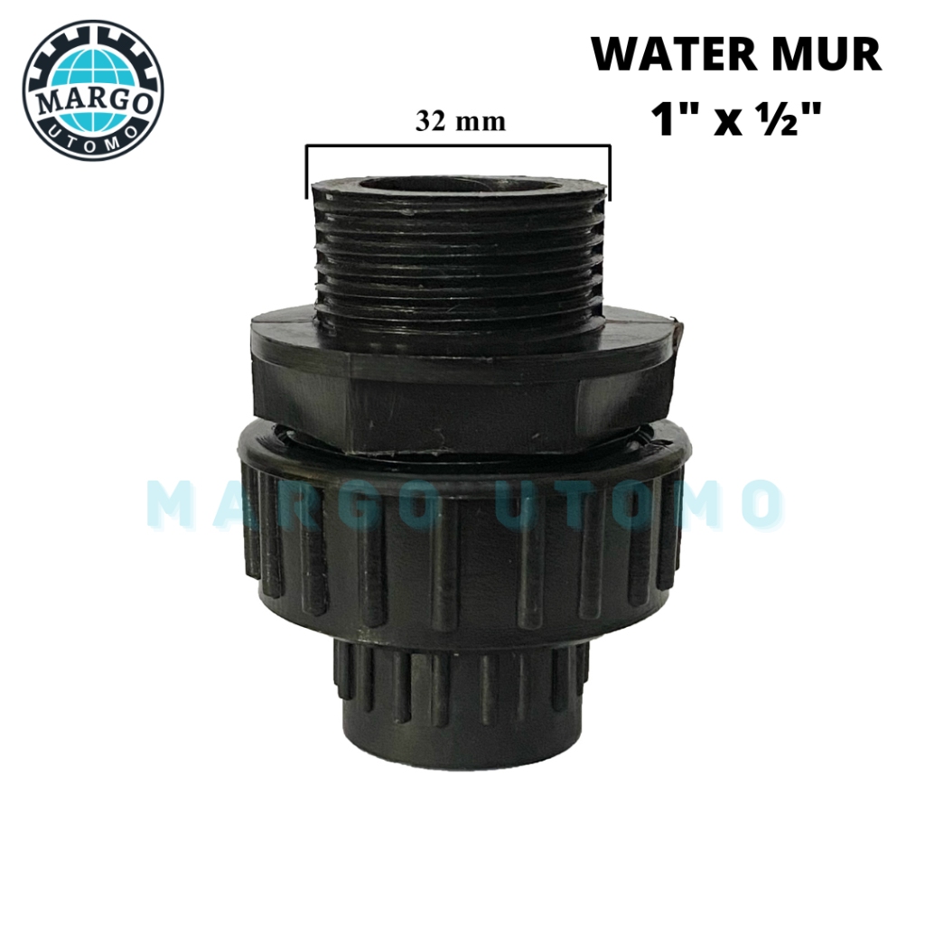 Water Mur Sok Sock Drat Luar 1" x 1/2"