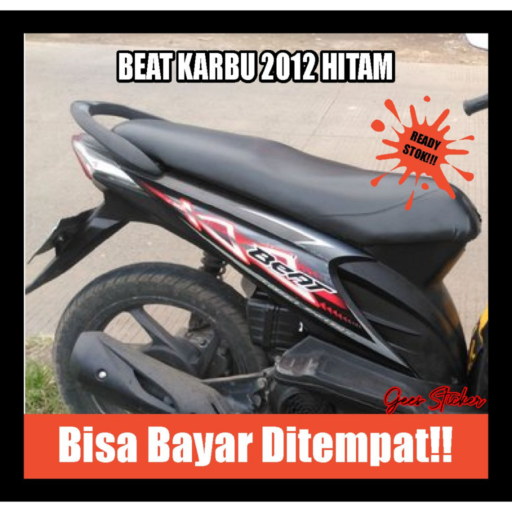 striping beat karbu 2012 hitam