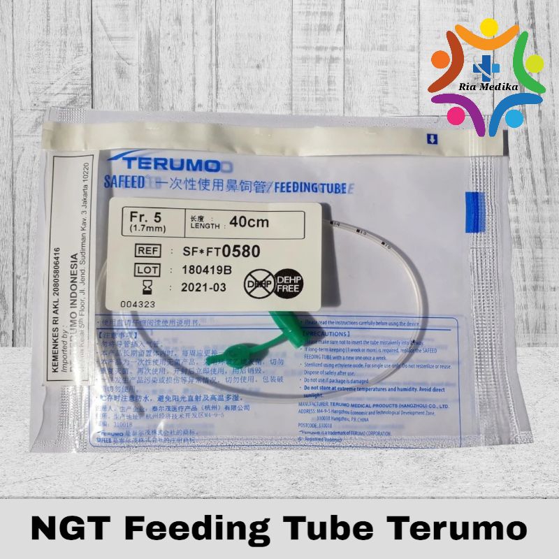 Selang NGT Terumo   Feeding Tube Terumo  Selang Makan Terumo