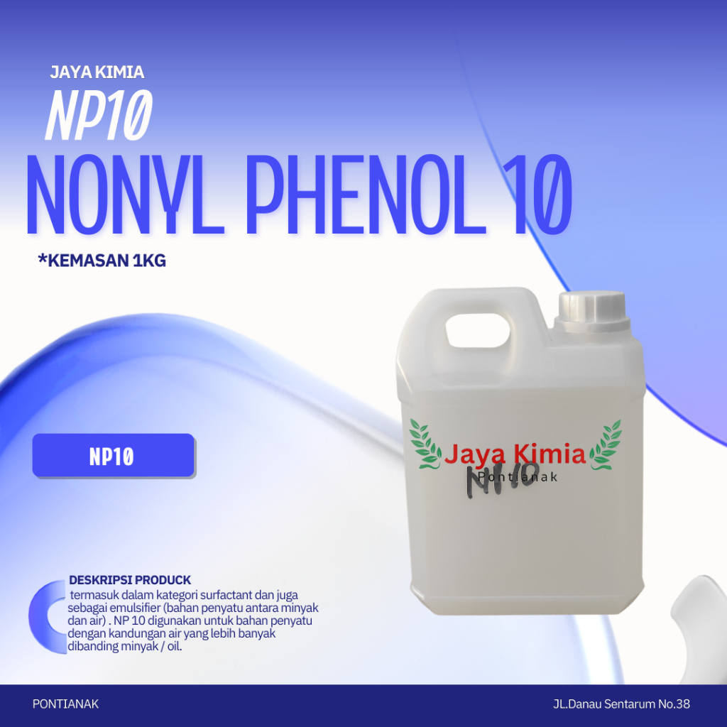 NP10 / NONYLPHENOL ETHOXYLATE/TERGITOL/SURFACTANT/EMULSIFER 1000ML