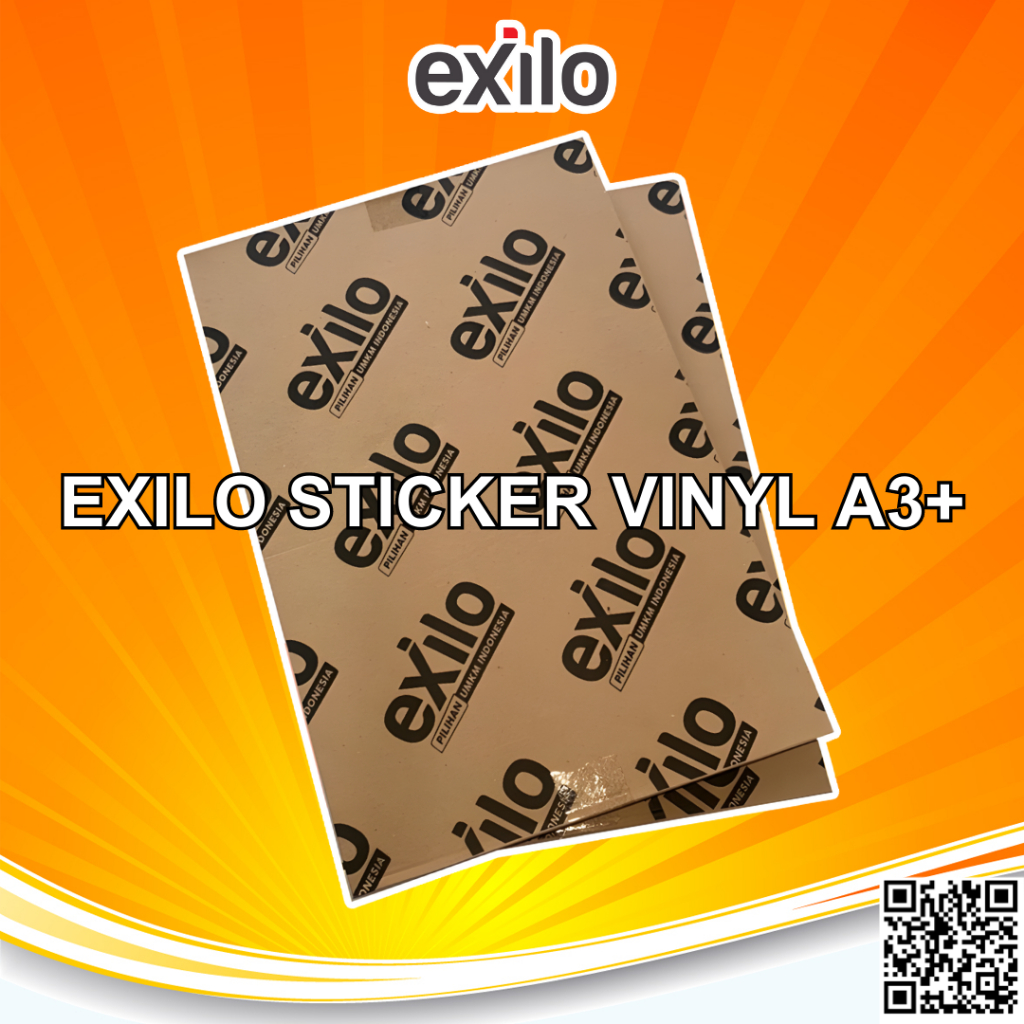 

Sticker Vinyl Laser Toner Digital Print Cetak A3+ Ekonomis Stiker Bahan Plastik Anti Air Tidak Mudah Sobek