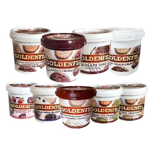 

✅GOLDENFIL CRUNCHY 250gr (Pembelian 1pail Klik Sejumlah 4) Selai Crunchy Malt