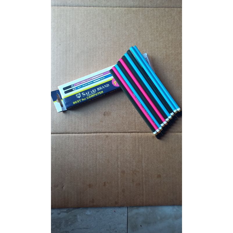 

pensil pena 2b safari 12pcs