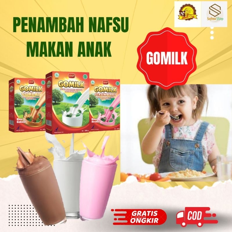 Gomilk - Susu Penambah Nafsu Makan Anak