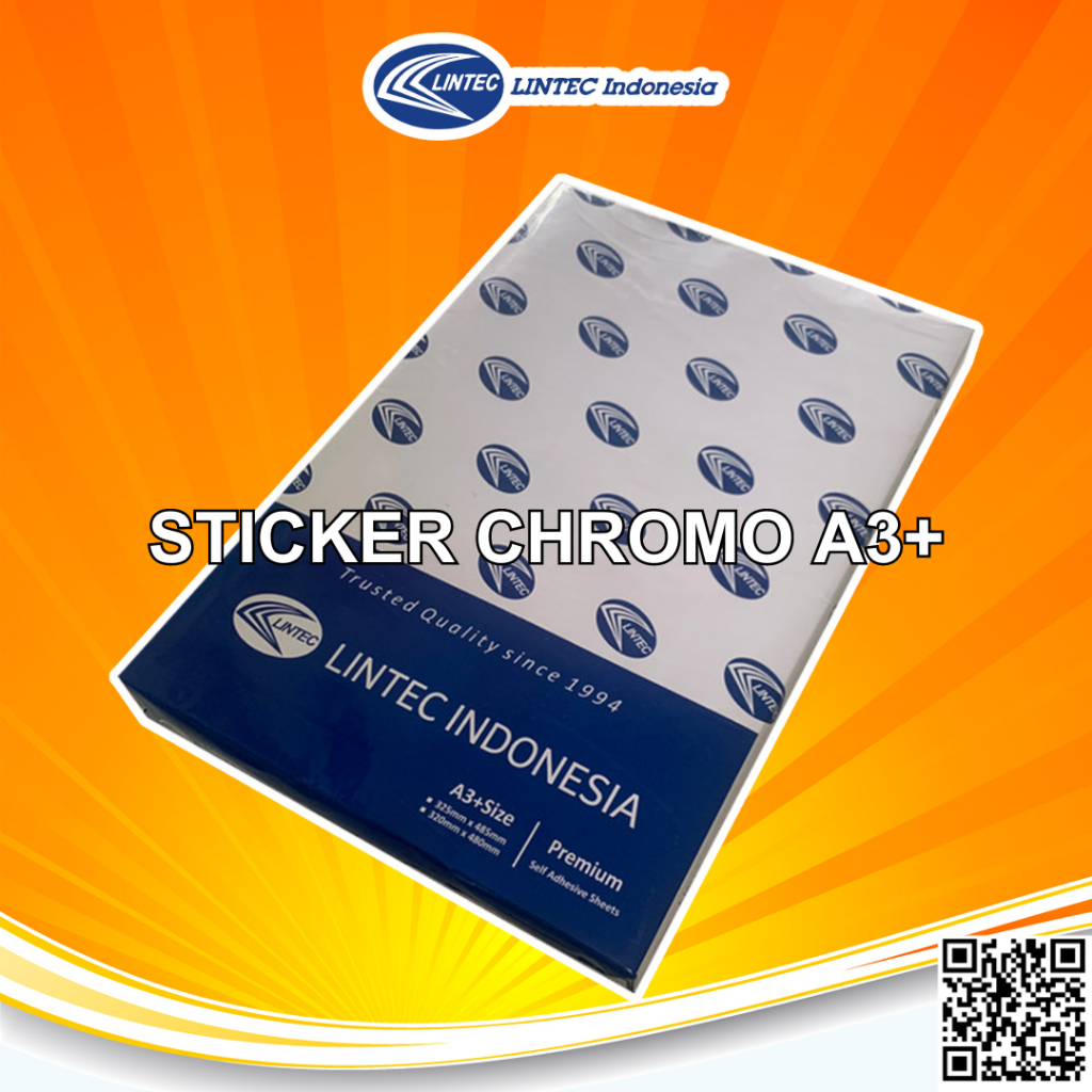 

Lintec Sticker Label Chromo Bontak stiker kromo Glossy A3+