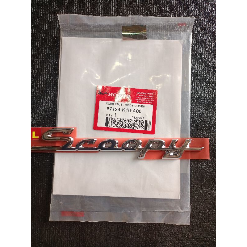 emblem Scoopy fi 2015-2016 original