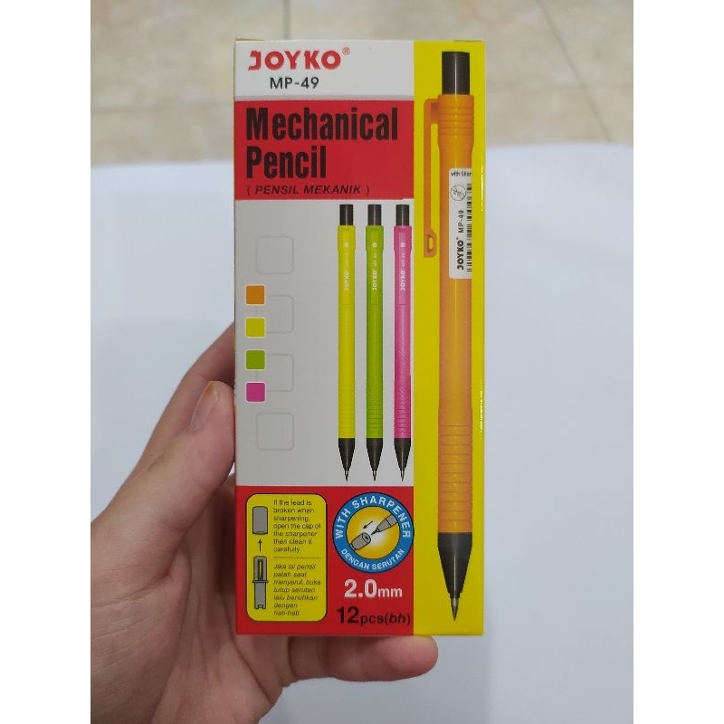 

(pack/12pcs) pensil mekanik Joyko MP-49 /2.0 mm