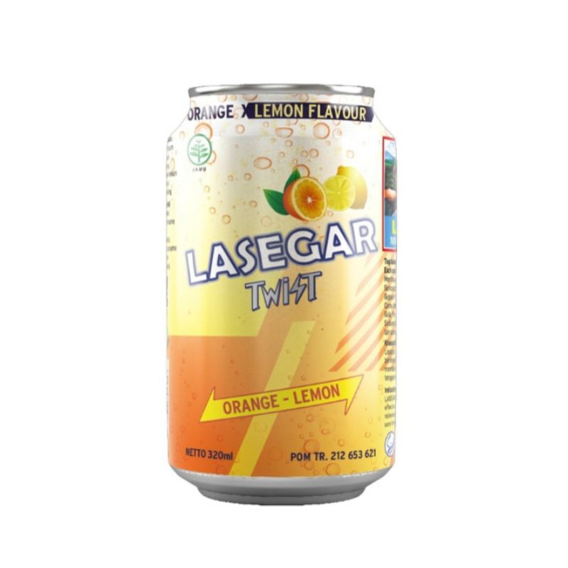 

Lasegar twist minuman penyegar Orange-Lemon leci-lemon 320 ml