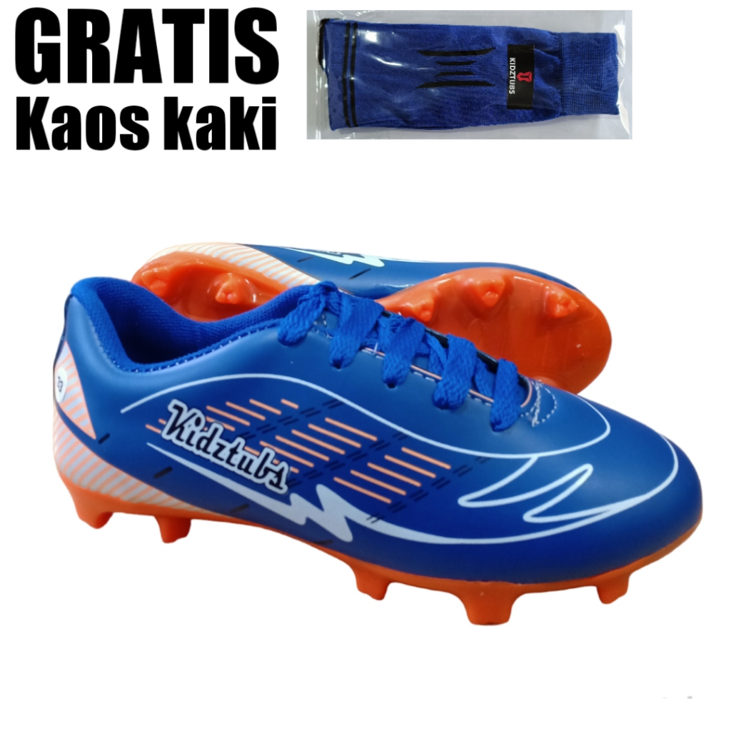 KIDZTUBS Sepatu Bola Sepatu Sepak Bola Anak Anak Laki Laki Pria Perempuan Cowok Cewek Tanggung Kecil