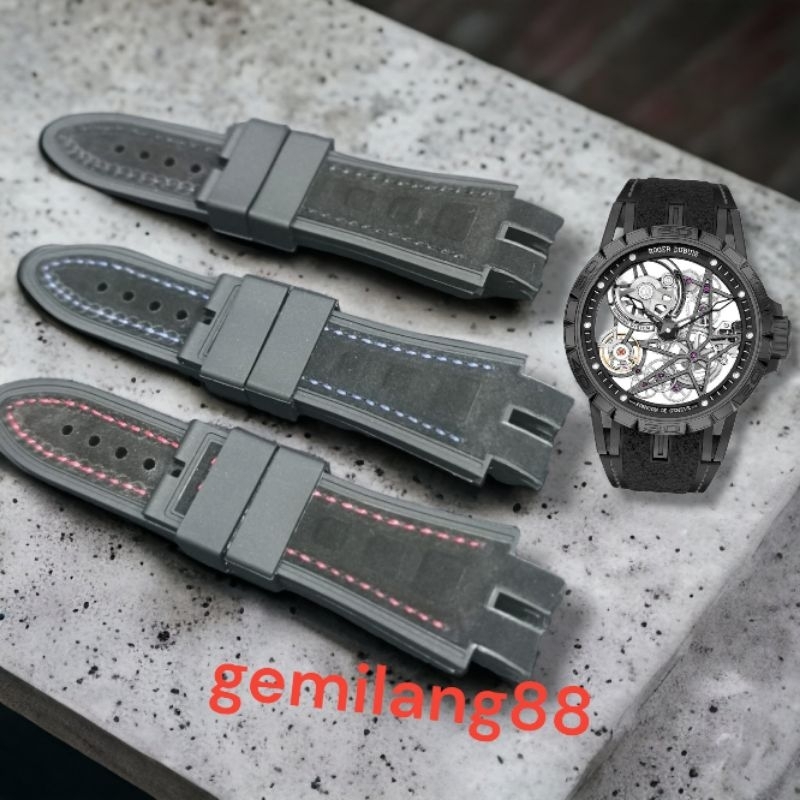 Tali jam tangan Roger  Dubuis Excalibur Spider pirelli & Excalibur Aventador Spider