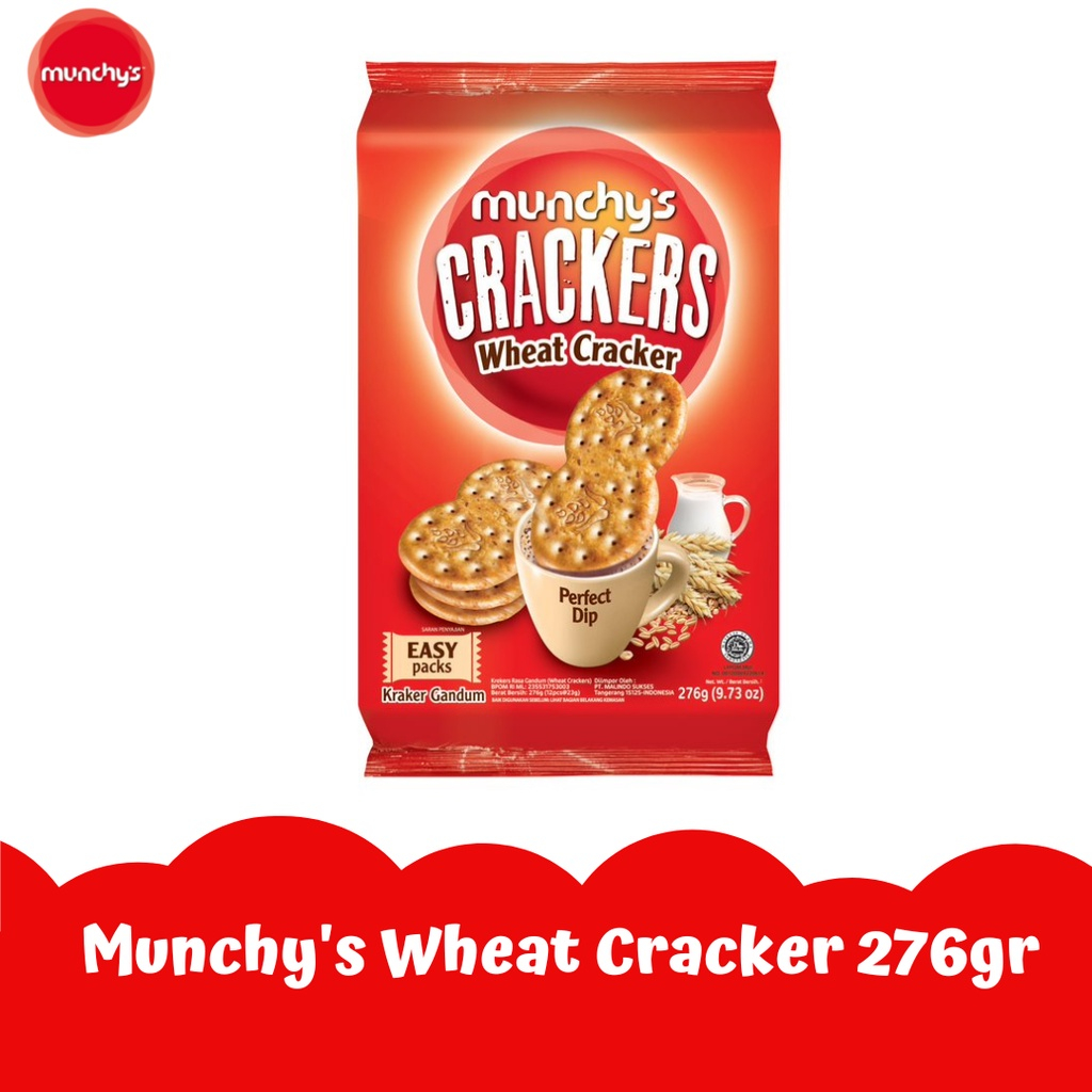 

[276 Gram] Munchy's Wheat Cracker 276 gr