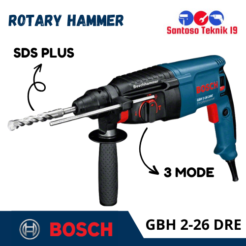 BOSCH GBH 2-26 DRE | Bor Beton Listrik | Rotary Hammer | Demolition