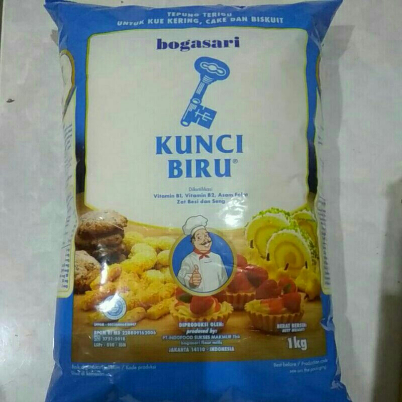 

tepung kunci biru