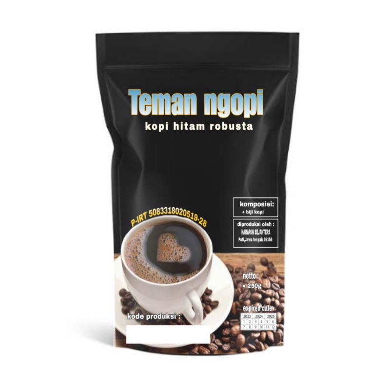 

bubuk kopi hitam muria kopi robusta roasting 250g