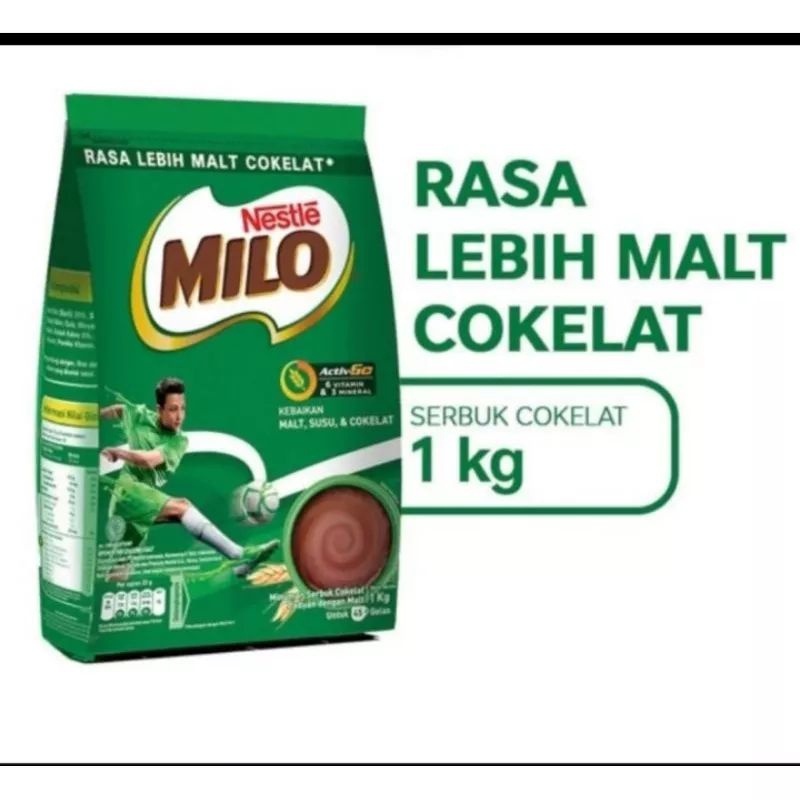 

MILO NESTLE AKTIV GO 1KG & 3 IN 1 1kg EXPIRED 2026