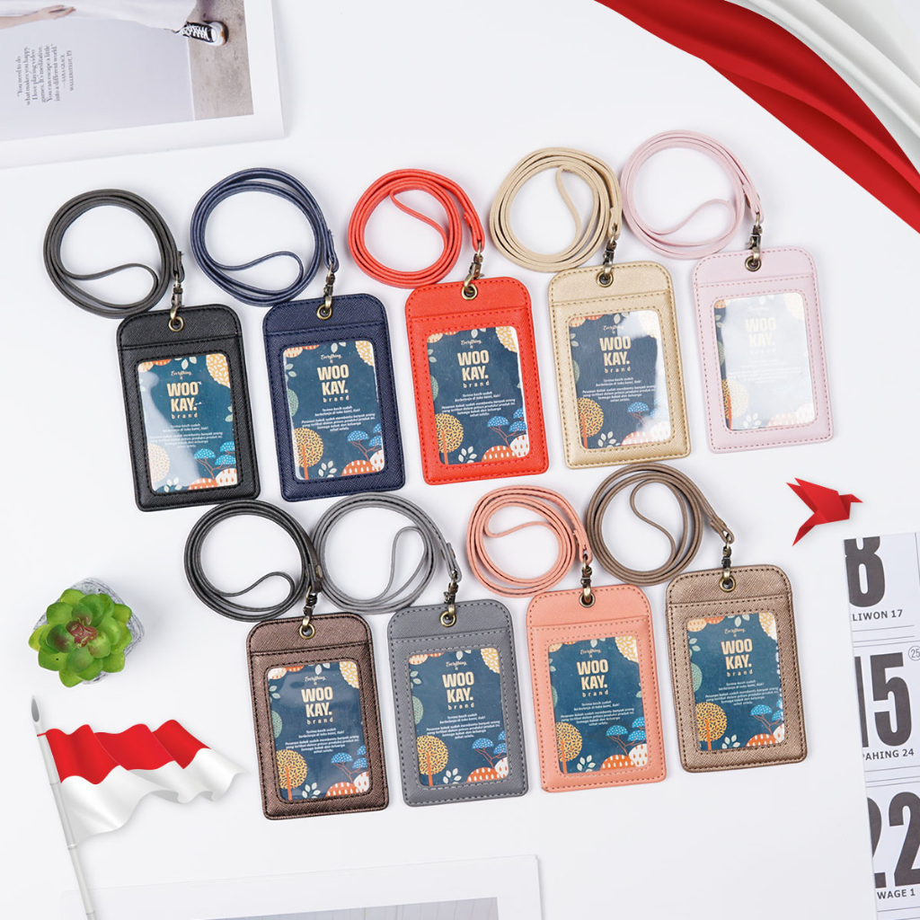 

Arm Premium Name Tag Holder/ID Card Holder/Gantungan ID Card Costum Logo & Nama