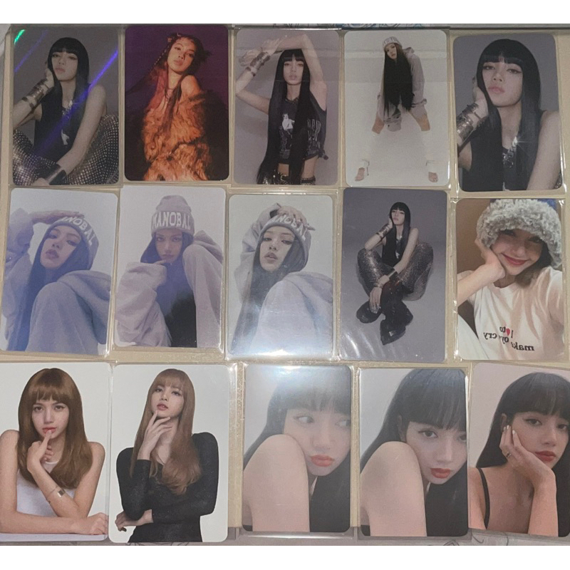 Photocard pc Lisa Blackpink Lalisa pob money mise en scene hello bubble