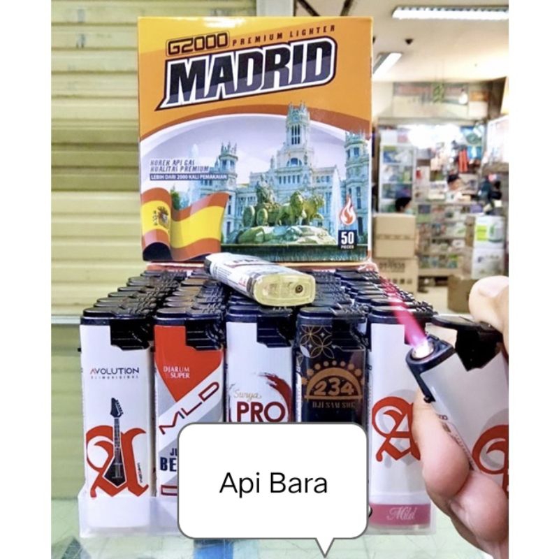 Korek api gas bara isi ulang/ korek api gas api bara