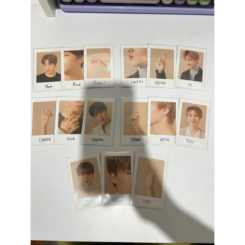 POLA POLAROID NCT DREAM SEASON GREETING SG SG20 20 JENO CHENLE RENJUN JISUNG HAECHAN OFFICIAL MURAH 