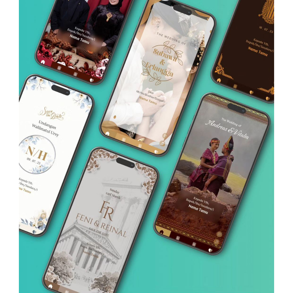 Undangan Pernikahan Website Custom | Undangan Website Pernikahan | Custom Undangan Digital