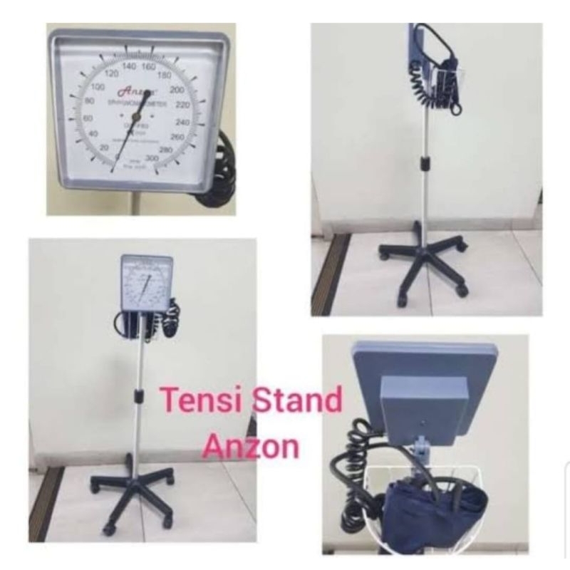 Tensimeter Aneroid Stand ANZON / Tensimeter Berdiri Model Rod