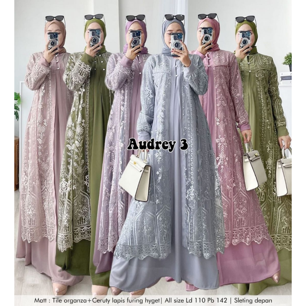 Gamis Dress Maxi Cantik Audrey 3