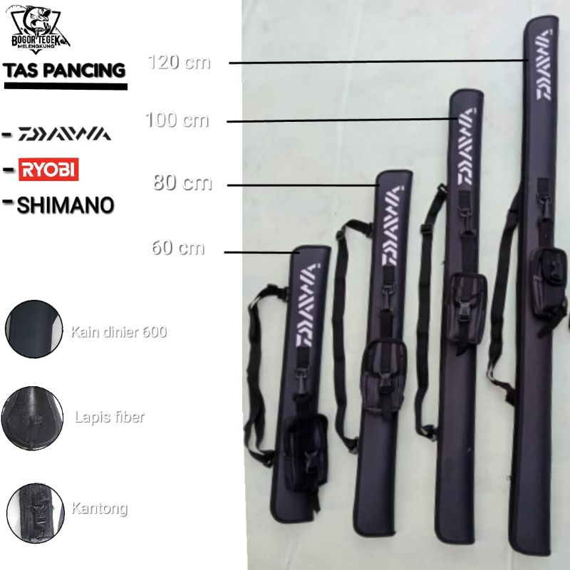 tas pancing anti air model pedang hard case || 60cm 80cm 100cm 120cm