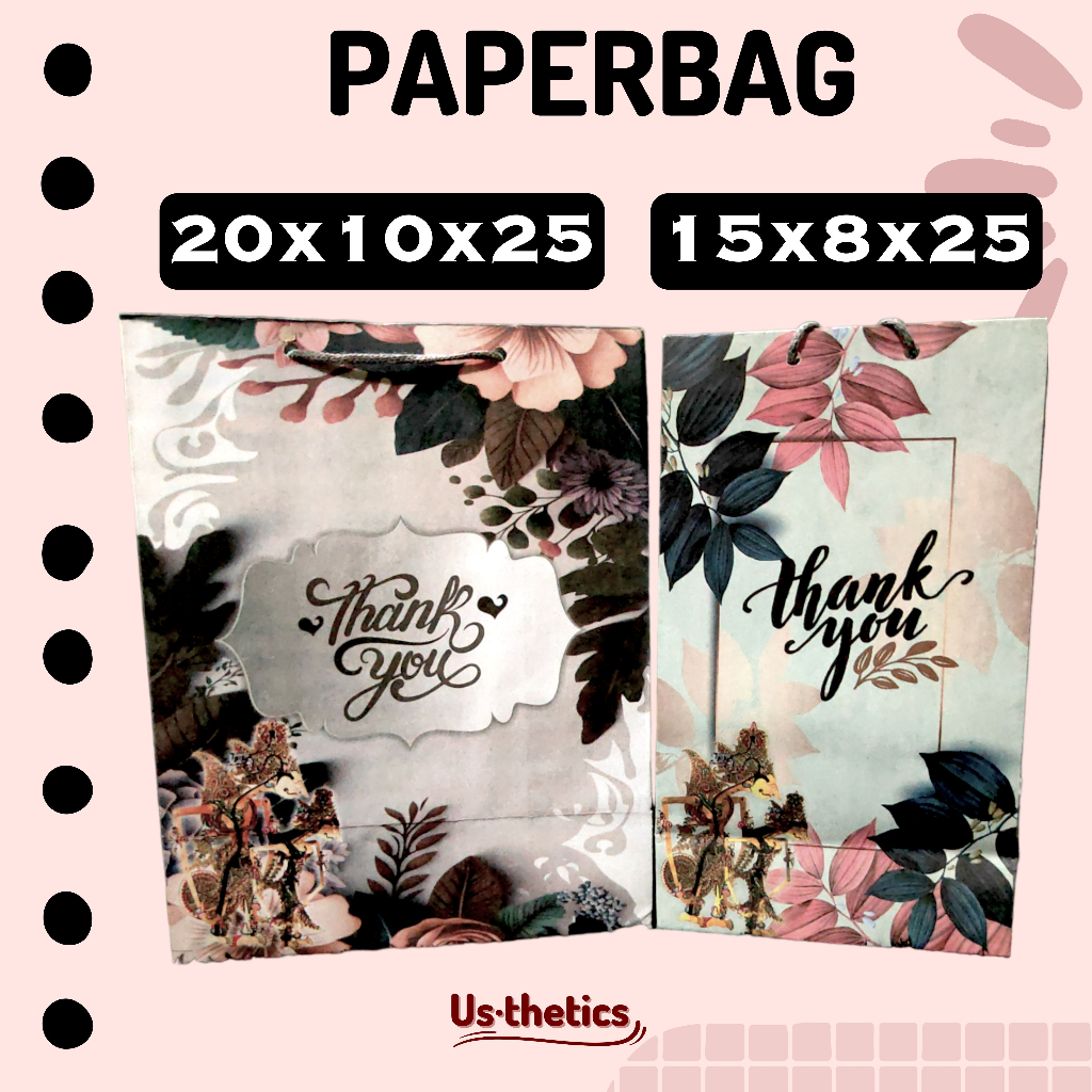 

Paperbag ultah anak motif tas kado thank you hadiah ulang tahun Goodie snack paper bag