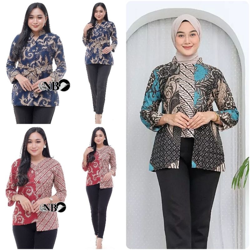 Batik Wanita | Batik Couple | Batik Seragaman | Batik Wanita Modern| Baju Batik Atasan Wanita Modern