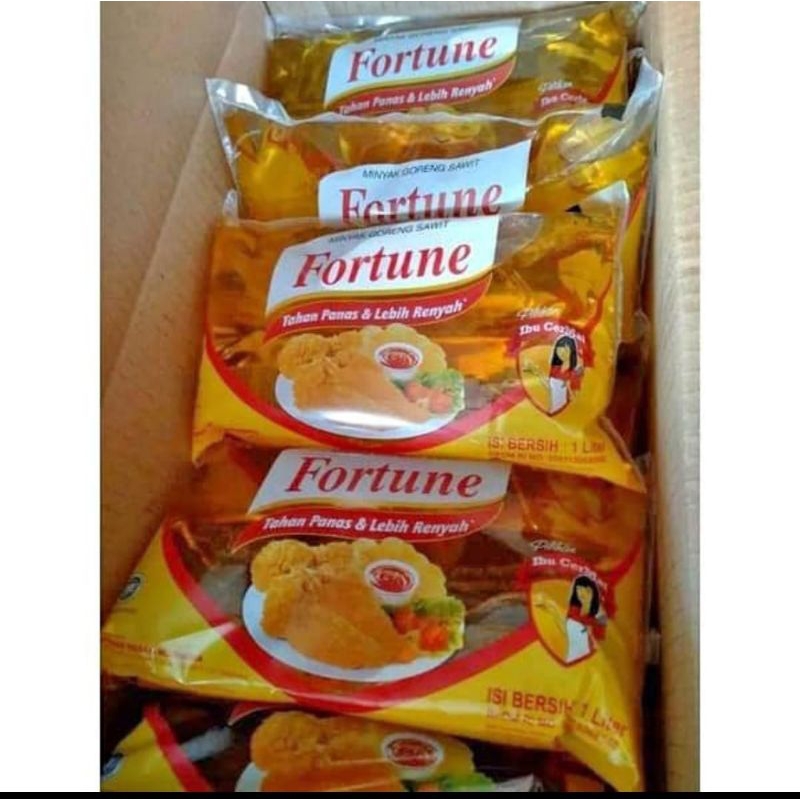 

minyak goreng fotrun 2 liter minyak goreng Fortune bantal