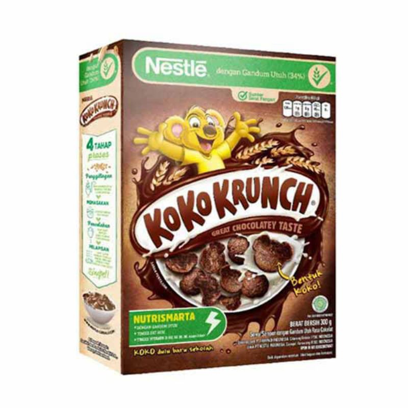 

NESTLE CEREAL BREAKFAST CALCIUM KOKO KRUNCH BOX 300 GRAM