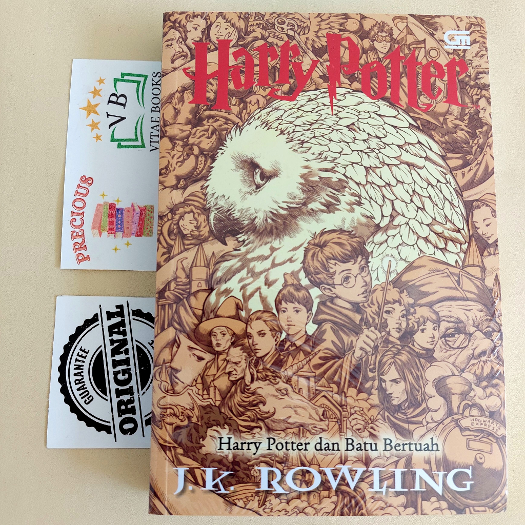 Harry Potter Novel - Harry Potter dan Batu Bertuah Gramedia - Novel Harry Potter Bahasa Indonesia Or