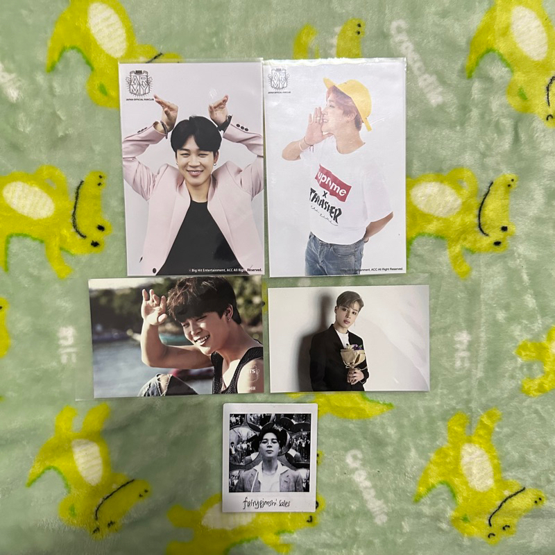 bts jimin official 1st md muster postcard rare