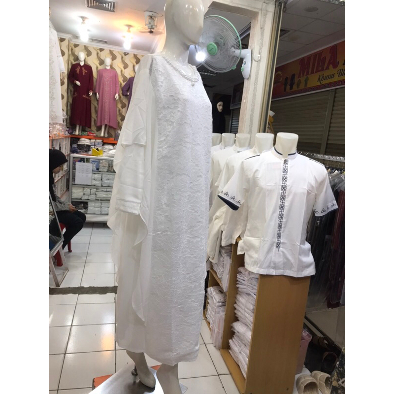 Gamis Dress Makkah 153 Cerutti Baby Doll Mix borkat Model Simpel Terbaru 2023 Dress Remaja Wanita Mu