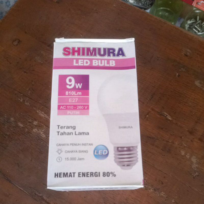 lampu led 9w putih SHIMURA BULB (BY VDR)