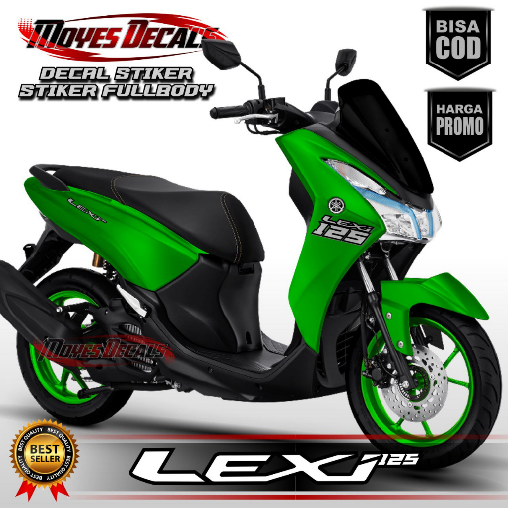Decal Motor Fullbody Motor Lexi 125 Stiker Fullbody Design Simple Elegant