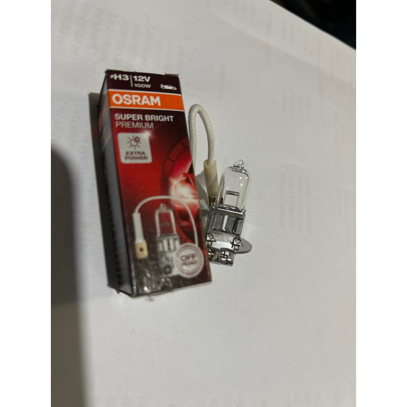 H3 12V 100W OSRAM LAMPU MOBIL SUPER BRIGHT PREMIUM