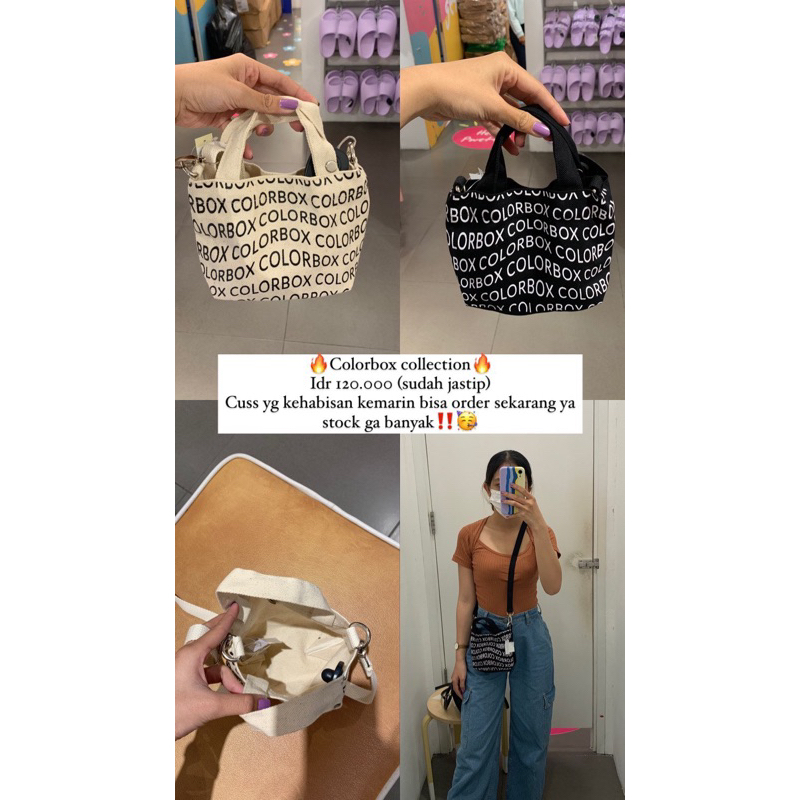 colorbox sling bag