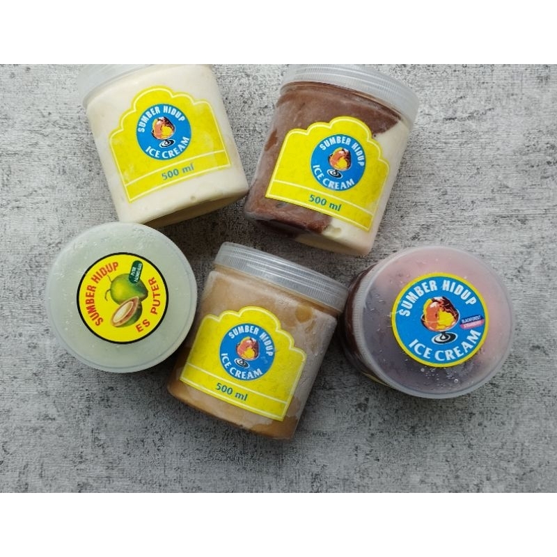 

Ice cream SUMBER HIDUP rasa whisky