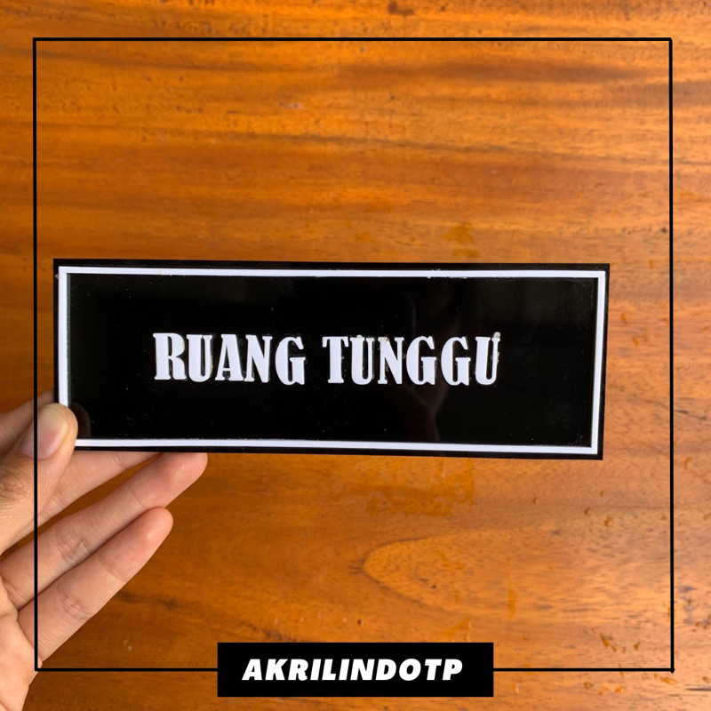 

Papan Tulisan Petunjuk Acrylic Ruang Tunggu Bayar Disini Kasir Ambil Disini Cashier Ambil Secukupnya Batas Suci