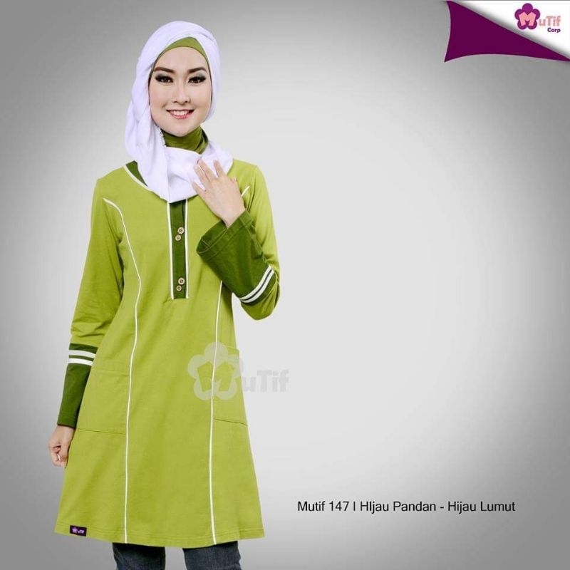 Mutif Atasan Kaos Mutif Gamis Kaos