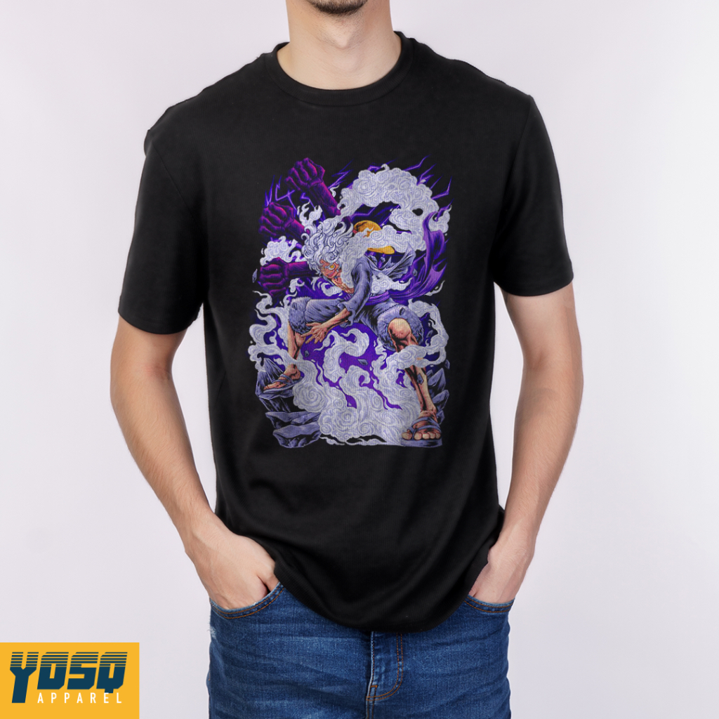 Kaos Anime One Piece || Luffy Nika Punch