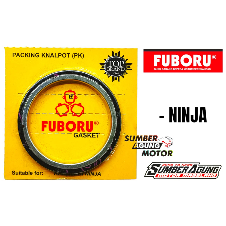 ASBES PERPAK KNALPOT KAWASAKI NINJA GOOD QUALITY FUBORU