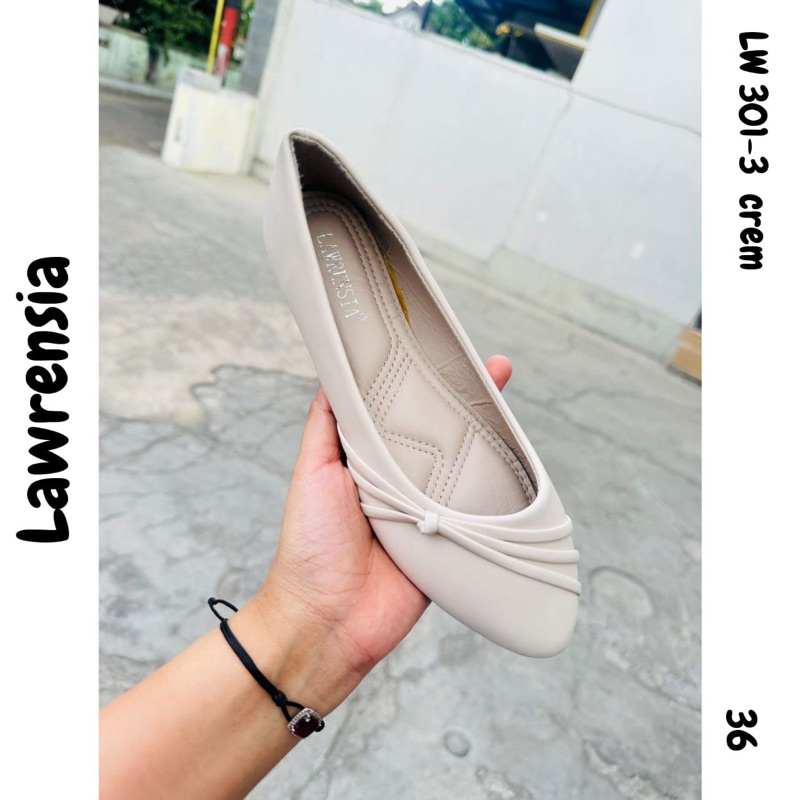 flatshoes lawrebsia lw301-3 cream