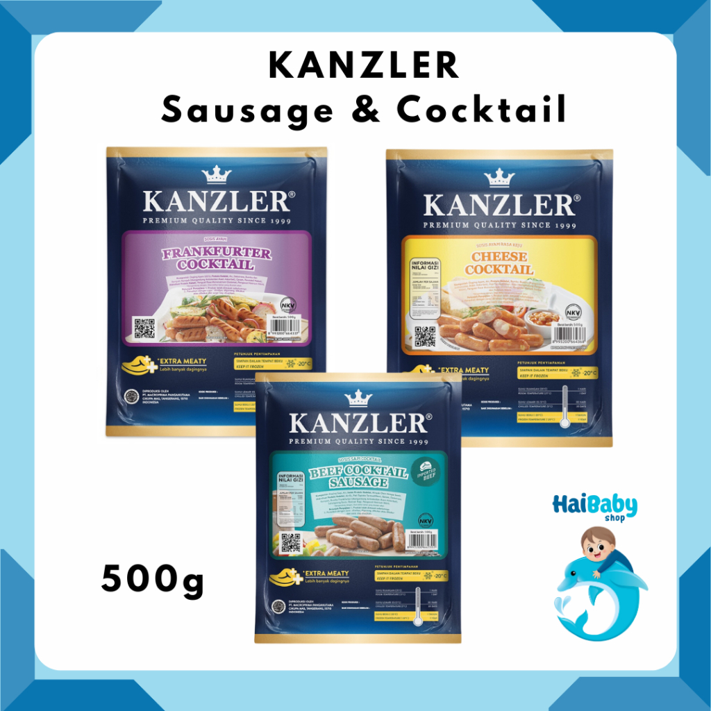 

KANZLER BEEF COCKTAIL/SAUSAGE 500 GR