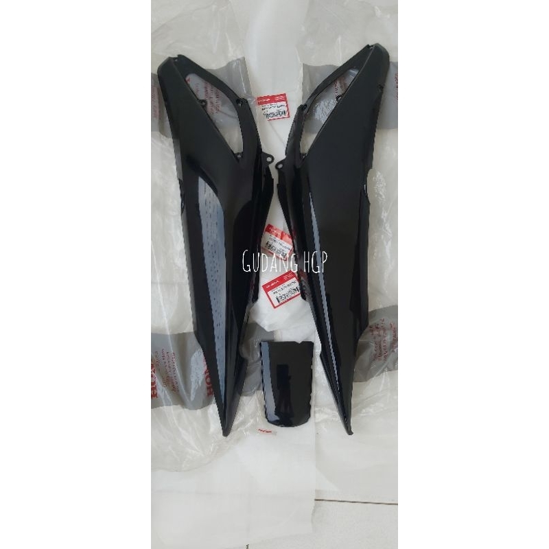 Cover L & R Body Set & Cover Tail Black Honda Supra X 125 Lama 2007-2014 Lampu Depan Bohlam 1 64410 